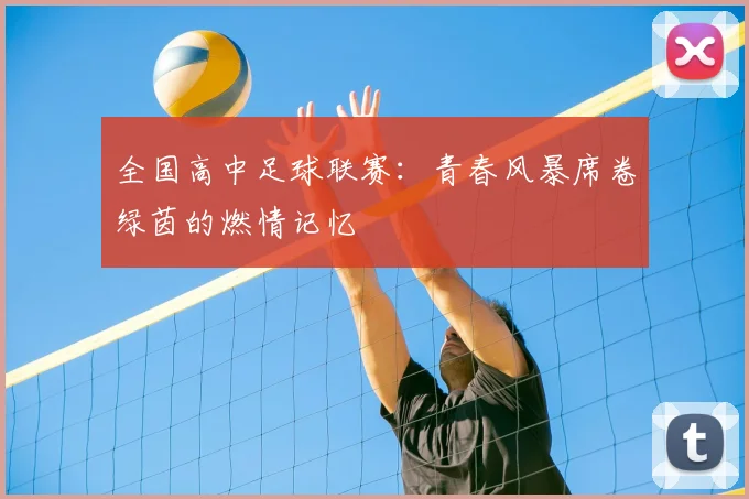 全国高中足球联赛：青春风暴席卷绿茵的燃情记忆